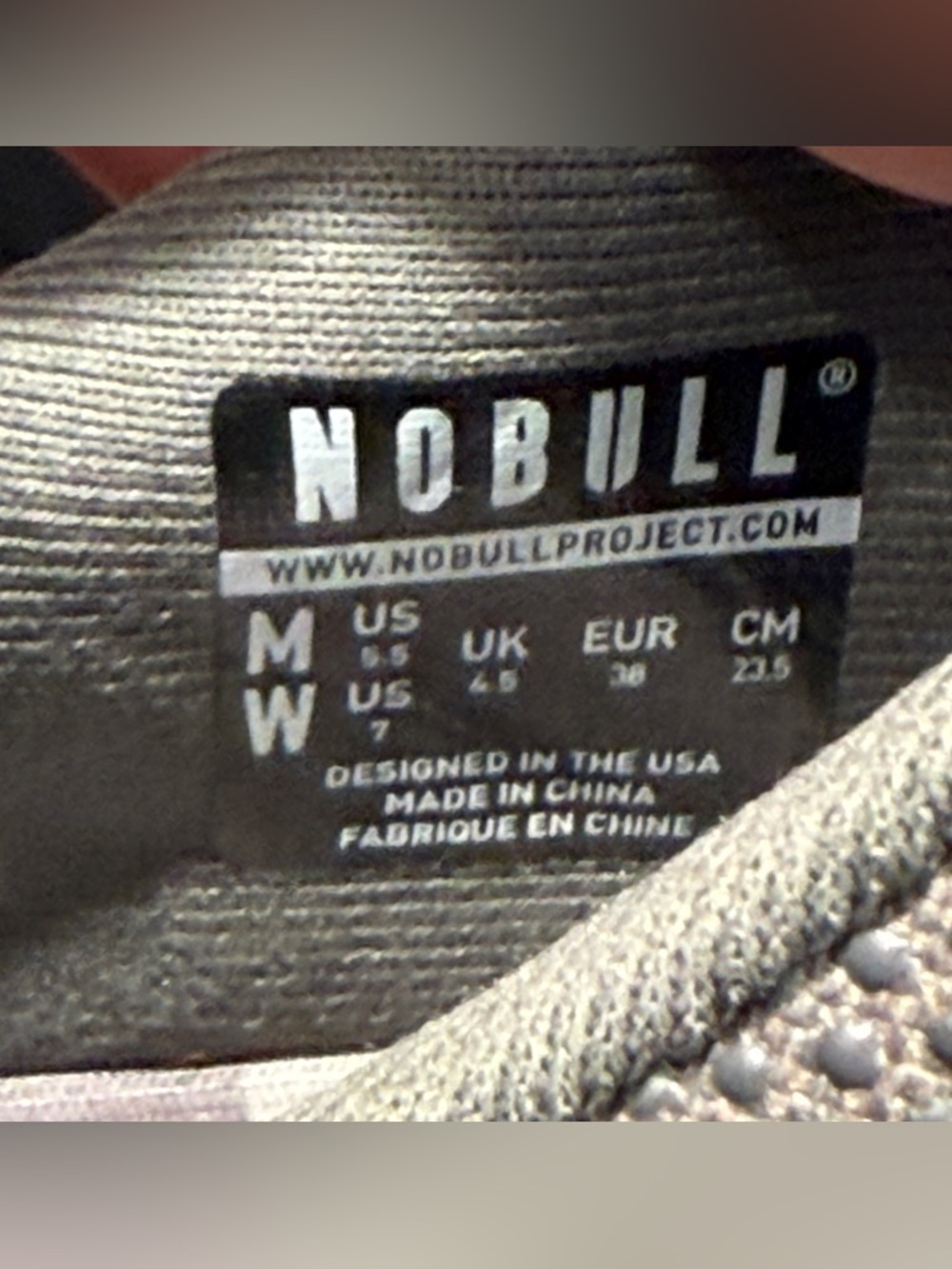 NOBULL  SuperFabric Trainer Low Shoes Black/Gray Camo Soles Women’s 7 Men’s 5.5 - Picture 11 of 12